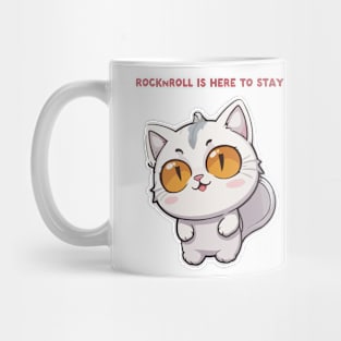 Rock and Roll Kitty Mug